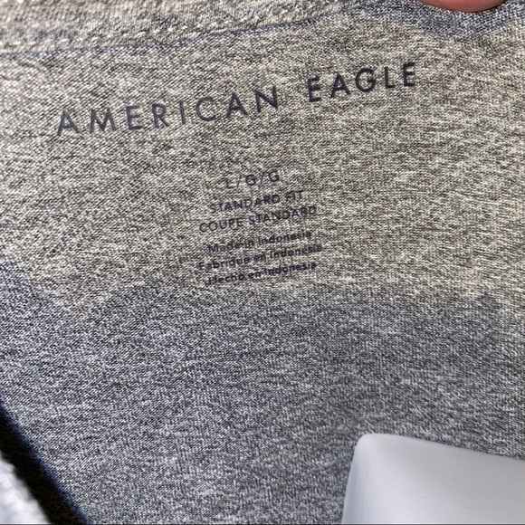 Men’s American Eagle outfitters Gray Henley T-shirt large - Picture 12 of 15